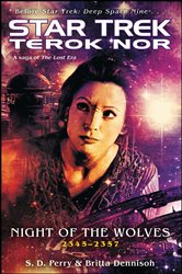 Book cover: Terok Nor: Night of the Wolves, by S.D. Perry (preview)