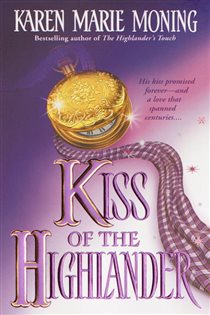 Book cover: Kiss of the Highlander (Book 4 of Highlander) by Karen Marie Moning (preview)