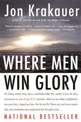 Book cover: Where Men Win Glory, by Jon Krakauer (preview)