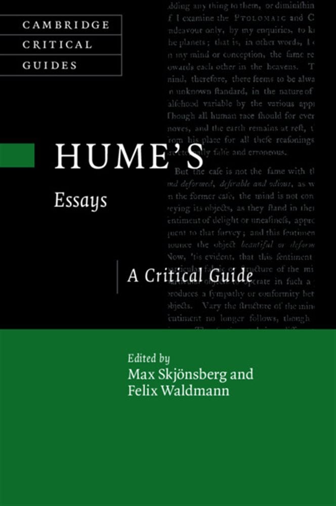 Hume's Essays By Max Skjönsberg (ebook)