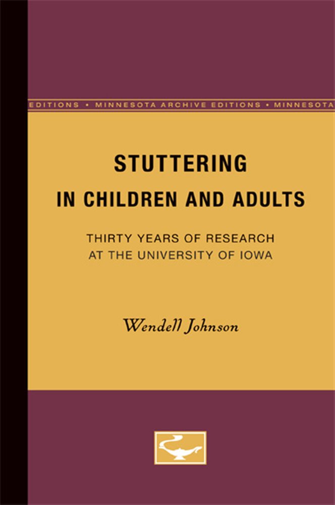 Stuttering in Children and Adults by Wendell Johnson (ebook)