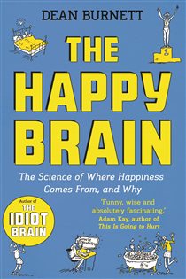 Book cover: The Happy Brain, by Dean Burnett (preview)