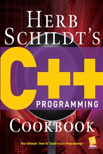 Book cover: Herb Schildt's C++ Programming Cookbook, by Herbert Schildt (preview)