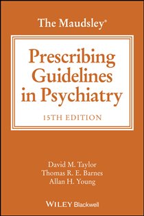 Book cover: The Maudsley Prescribing Guidelines in Psychiatry, by David M. Taylor (preview)