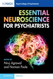 Book cover: Essential Neuroscience for Psychiatrists, edited by Niruj Agrawal (preview)