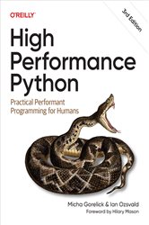 Book cover: High Performance Python, by Micha Gorelick (preview)