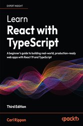 Book cover: Learn React with TypeScript, by Carl Rippon (preview)