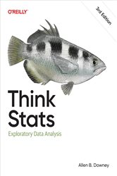 Book cover: Think Stats, by Allen B. Downey (preview)