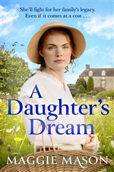 Book cover: A Daughter's Dream, by Maggie Mason (preview)