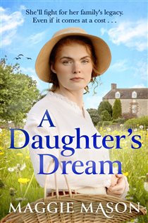 Book cover: A Daughter's Dream, by Maggie Mason (preview)