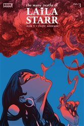 Book cover: The Many Deaths of Laila Starr #3 (Book 3 of The Many Deaths of Laila Starr) by Ram V (preview)