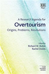 Book cover: A Research Agenda for Overtourism, edited by Richard W. Butler (preview)