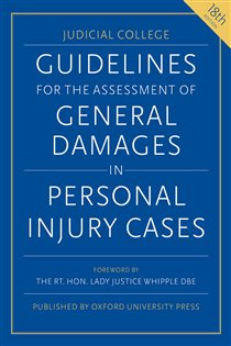 Book cover: Guidelines for the Assessment of General Damages in Personal Injury Cases, edited by Judicial College (preview)