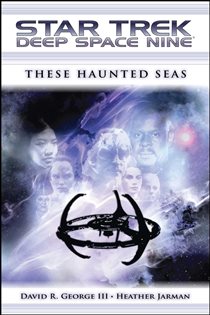 Book cover: Star Trek: Deep Space Nine: These Haunted Seas, by David R. George III (preview)