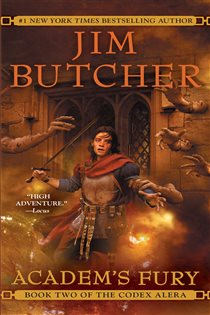 Book cover: Academ's Fury (Book 2 of Codex Alera) by Jim Butcher (preview)