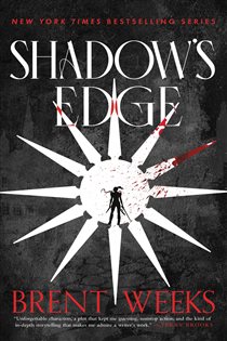 Book cover: Shadow's Edge (Book 2 of The Night Angel Trilogy) by Brent Weeks (preview)
