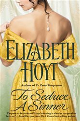 Book cover: To Seduce a Sinner (Book 2 of The Legend of the Four Soldiers) by Elizabeth Hoyt (preview)