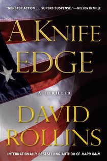 Book cover: A Knife Edge (Book 3 of Vin Cooper) by David Rollins (preview)
