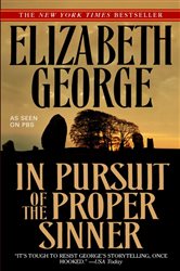 Book cover: In Pursuit of the Proper Sinner (Book 10 of Inspector Lynley) by Elizabeth George (preview)