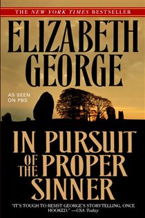 Book cover: In Pursuit of the Proper Sinner (Book 10 of Inspector Lynley) by Elizabeth George (preview)