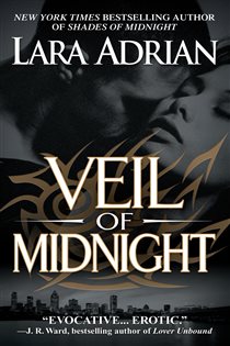 Book cover: Veil of Midnight (Book 5 of Midnight Breed) by Lara Adrian (preview)