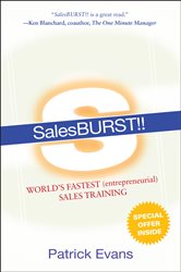 Book cover: SalesBURST!!, by Patrick Evans (preview)