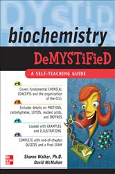 Book cover: Biochemistry Demystified, by Sharon Walker (preview)