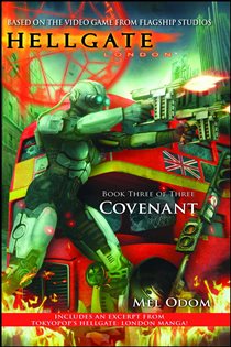 Book cover: Hellgate: London: Covenant, by Mel Odom (preview)