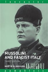 Book cover: Mussolini and Fascist Italy, by Martin Blinkhorn (preview)