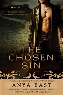 Book cover: The Chosen Sin, by Anya Bast (preview)