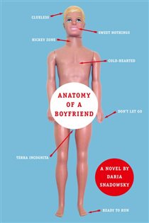 Book cover: Anatomy of a Boyfriend, by Daria Snadowsky (preview)
