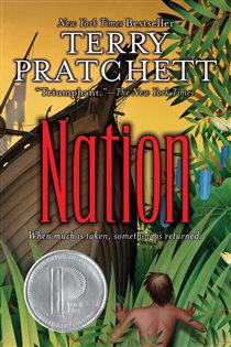 Book cover: Nation, by Terry Pratchett (preview)
