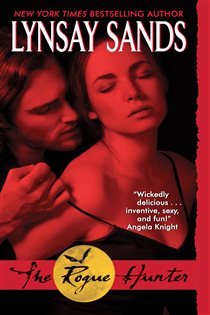 Book cover: The Rogue Hunter (Book 10 of Argeneau Vampire) by Lynsay Sands (preview)