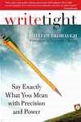 Book cover: Write Tight, by William Brohaugh (preview)
