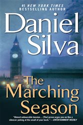 Book cover: The Marching Season (Book 2 of The Michael Osbourne Novels) by Daniel Silva (preview)