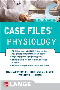 Book cover: Case Files Physiology, Second Edition, by Eugene C. Toy (preview)