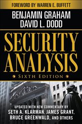 Book cover: Security Analysis: Sixth Edition, Foreword by Warren Buffett, by Benjamin Graham (preview)
