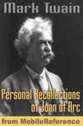 Book cover: Personal Recollections of Joan of Arc, by MobileReference (preview)