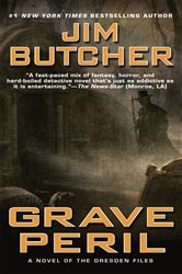 Book cover: Grave Peril (Book 3 of Dresden Files) by Jim Butcher (preview)