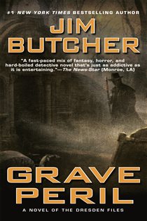 Book cover: Grave Peril (Book 3 of Dresden Files) by Jim Butcher (preview)