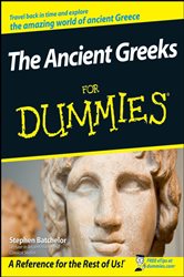 Book cover: The Ancient Greeks For Dummies, by Stephen Batchelor (preview)