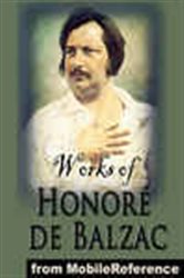 Book cover: Works of Honoré de Balzac, by MobileReference (preview)