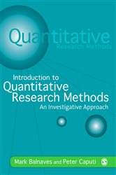 Introduction to Quantitative Research Methods: An Investigative Approach