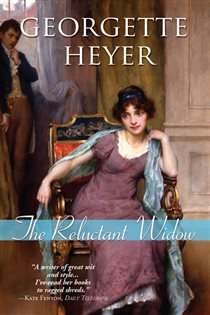 Book cover: The Reluctant Widow (Book 7 of Regency Romances) by Georgette Heyer (preview)