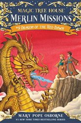 Book cover: Dragon of the Red Dawn (Book 9 of Magic Tree House Merlin Mission) by Mary Pope Osborne (preview)