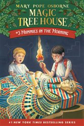 Book cover: Mummies in the Morning (Book 3 of Magic Tree House) by Mary Pope Osborne (preview)