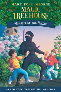 Book cover: Night of the Ninjas (Book 5 of Magic Tree House) by Mary Pope Osborne (preview)