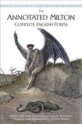 Book cover: The Annotated Milton, edited by Burton Raffel (preview)