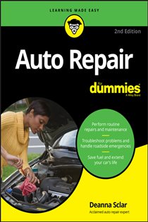 Book cover: Auto Repair For Dummies, by Deanna Sclar (preview)