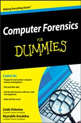 Book cover: Computer Forensics For Dummies, by Carol Pollard (preview)
